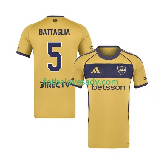 CA Boca Juniors Rodrigo Battaglia 5 Muži Fotbalový dres Venkovní 2025-2026 Krátký rukáv