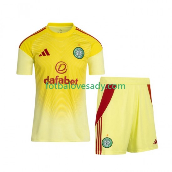 Celtic Brankář FC Děti Fotbalový dres Domácí 2025-2026 Krátký rukáv
