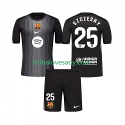 FC Barcelona Brankář Szczesny 25 Děti Fotbalový dres Třetí 2025-2026 Krátký rukáv