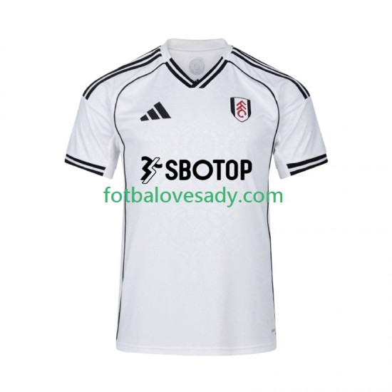 Fulham Muži Fotbalový dres Domácí 2025-2026 Krátký rukáv