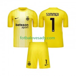 Inter Milán Brankář Yann Sommer 1 Děti Fotbalový dres Venkovní 2025-2026 Krátký rukáv