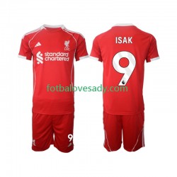 Liverpool ISAK 9 Děti Fotbalový dres Domácí 2025-2026 Krátký rukáv