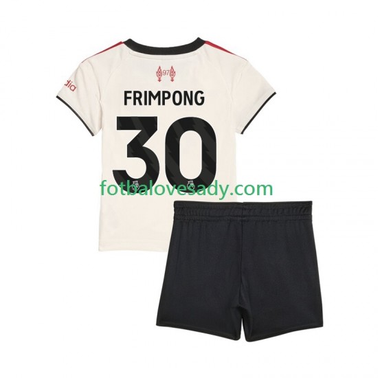 Liverpool Jeremie Frimpong 30 Děti Fotbalový dres Venkovní 2025-2026 Krátký rukáv