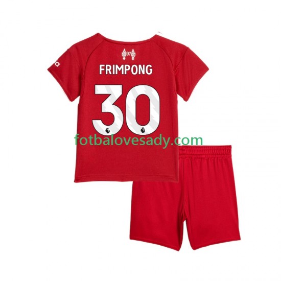 Liverpool Jeremie Frimpong 30 Děti Fotbalový dres Domácí 2025-2026 Krátký rukáv