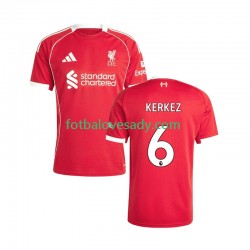Liverpool Milos Kerkez 6 Muži Fotbalový dres Domácí 2025-2026 Krátký rukáv
