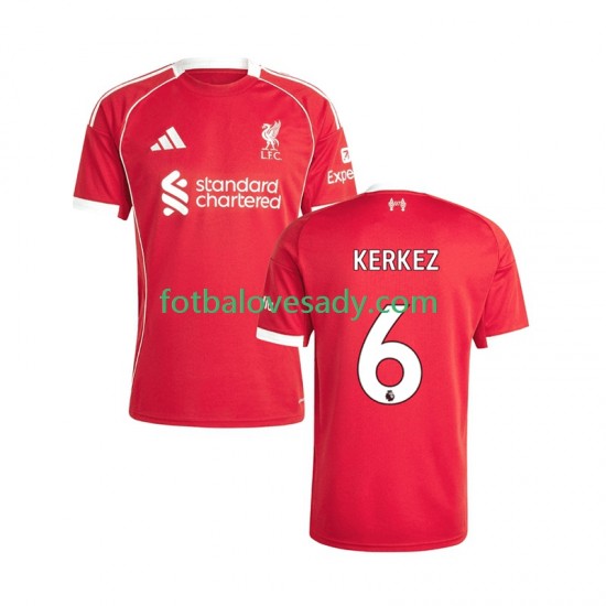 Liverpool Milos Kerkez 6 Muži Fotbalový dres Domácí 2025-2026 Krátký rukáv