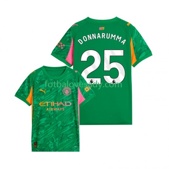 Manchester City Brankář Gianluigi Donnarumma 25 Muži Fotbalový dres Domácí 2025-2026 Krátký rukáv