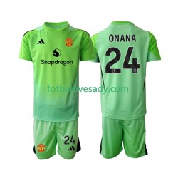 Manchester United Brankář Andre Onana 24 Děti Fotbalový dres Čtvrtý 2025-2026 Krátký rukáv