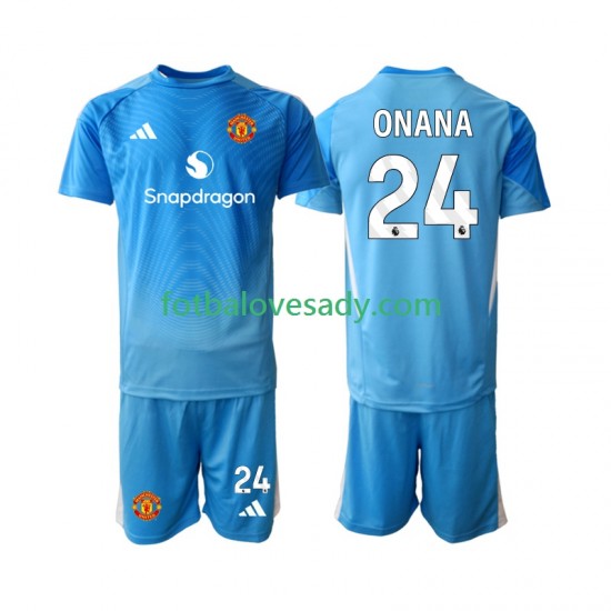 Manchester United Brankář Andre Onana 24 Děti Fotbalový dres Domácí 2025-2026 Krátký rukáv