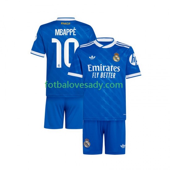 Real Madrid Kylian Mbappe 10 Děti Fotbalový dres Třetí 2025-2026 Krátký rukáv