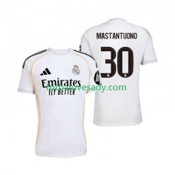 Real Madrid Mastantuono 30 Muži Fotbalový dres Domácí 2025-2026 Krátký rukáv