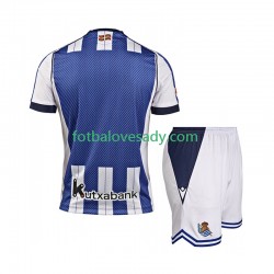Real Sociedad Děti Fotbalový dres Domácí 2025-2026 Krátký rukáv