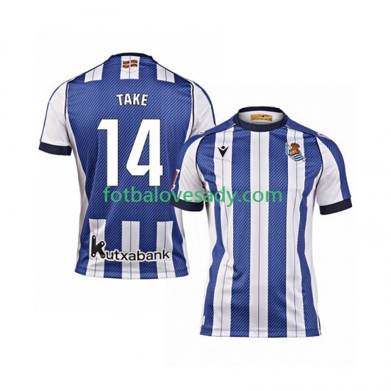Spojené Státy Americké Real Sociedad Takef Kubo 14 Muži Fotbalový dres Domácí 2025-2026 Krátký rukáv