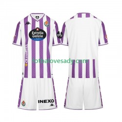 Real Valladolid Děti Fotbalový dres Domácí 2025-2026 Krátký rukáv