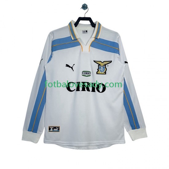 Lazio Řím Retro 1999 2000 Muži Fotbalový dres Venkovní Dlouhý rukáv