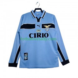 Lazio Řím Retro 1998 1999 Muži Fotbalový dres Domácí Dlouhý rukáv