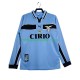 Lazio Řím Retro 1998 1999 Muži Fotbalový dres Domácí Dlouhý rukáv
