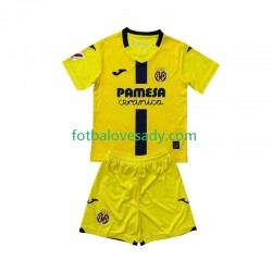 Villarreal CF Děti Fotbalový dres Domácí 2025-2026 Krátký rukáv