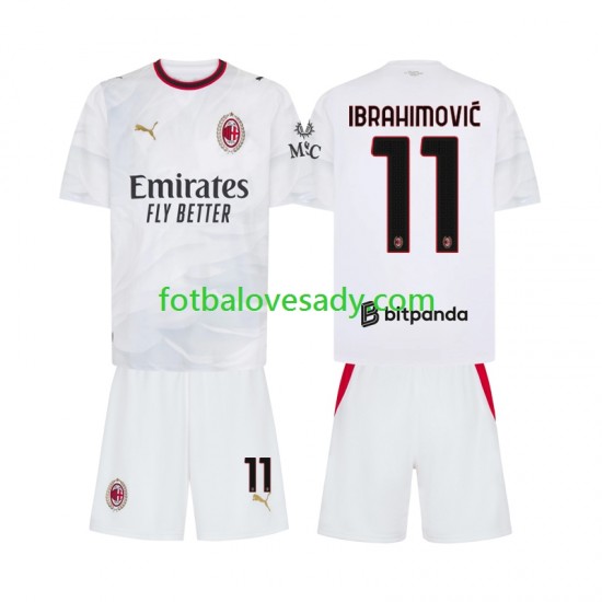 AC Milán Ibrahimovic 11 Děti Fotbalový dres Venkovní 2026-2027 Krátký rukáv