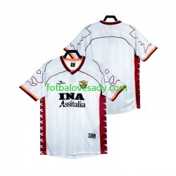 AS Řím Retro 1999 2000 Muži Fotbalový dres Venkovní Krátký rukáv
