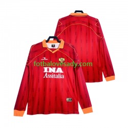 AS Řím Retro 1999 2000 Muži Fotbalový dres Domácí Dlouhý rukáv