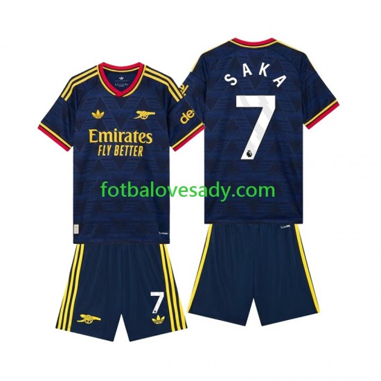 Arsenal Bukayo Saka 7 Děti Fotbalový dres Venkovní 2026-2027 Krátký rukáv