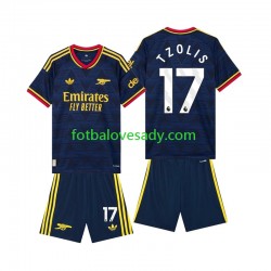 Arsenal Christos Tzolis 17 Děti Fotbalový dres Venkovní 2026-2027 Krátký rukáv