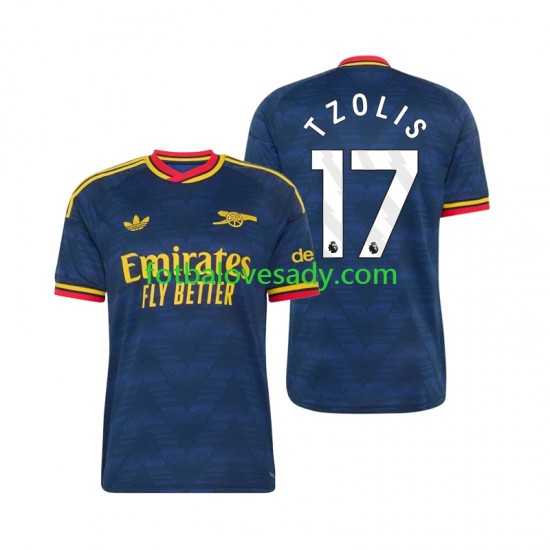 Arsenal Christos Tzolis 17 Muži Fotbalový dres Venkovní 2026-2027 Krátký rukáv