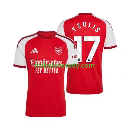Arsenal Christos Tzolis 17 Muži Fotbalový dres Domácí 2026-2027 Krátký rukáv