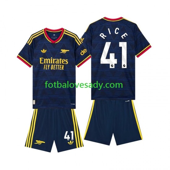 Arsenal Declan Rice 41 Děti Fotbalový dres Venkovní 2026-2027 Krátký rukáv