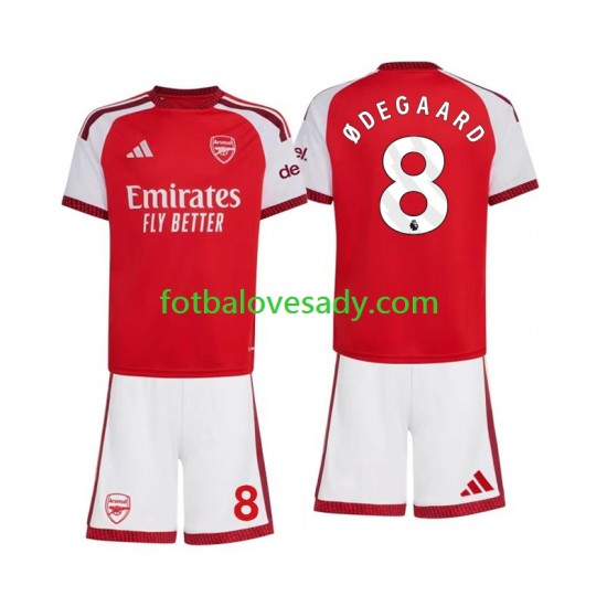 Arsenal Martin Odegaard 8 Děti Fotbalový dres Domácí 2026-2027 Krátký rukáv