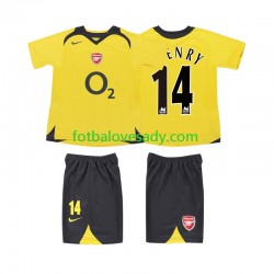 Arsenal Retro Thierry Henry 14 2005 2006 Děti Fotbalový dres Venkovní Krátký rukáv