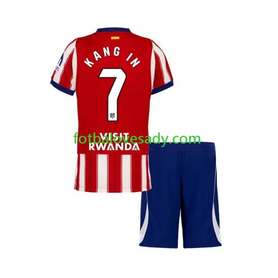 Atlético Madrid Lee Kang-in 7 Děti Fotbalový dres Domácí 2026-2027 Krátký rukáv