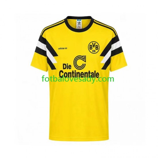 Borussia Dortmund Retro 1989 Muži Fotbalový dres Domácí Krátký rukáv
