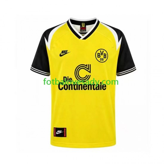 Borussia Dortmund Retro 1995 Muži Fotbalový dres Domácí Krátký rukáv