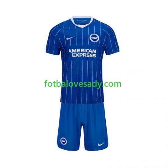 Brighton Hove Albion Děti Fotbalový dres Domácí 2026-2027 Krátký rukáv