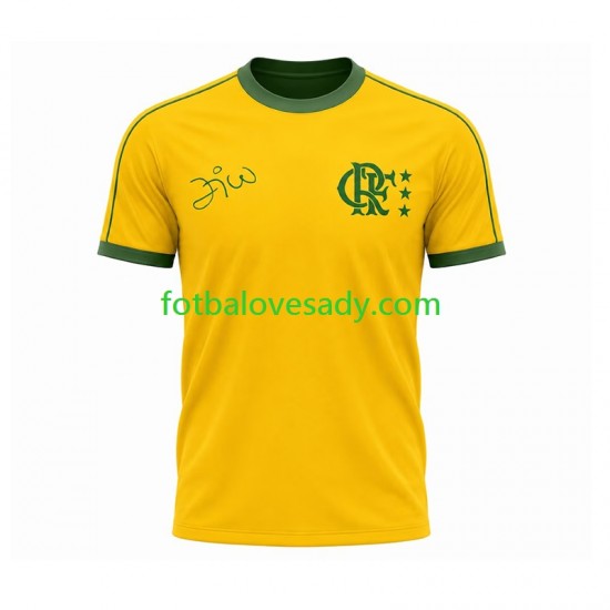 CR Flamengo Retro Muži Fotbalový dres Domácí Krátký rukáv