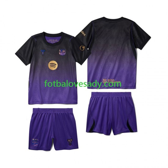 FC Barcelona Děti Fotbalový dres Venkovní 2026-2027 Krátký rukáv