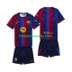FC Barcelona Děti Fotbalový dres Domácí 2026-2027 Krátký rukáv