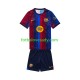 FC Barcelona Děti Fotbalový dres Domácí 2026-2027 Krátký rukáv