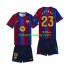 FC Barcelona Jules Kounde 23 Děti Fotbalový dres Domácí 2026-2027 Krátký rukáv