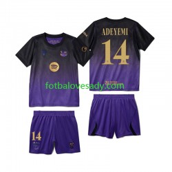 FC Barcelona Karim Adeyemi 14 Děti Fotbalový dres Venkovní 2026-2027 Krátký rukáv