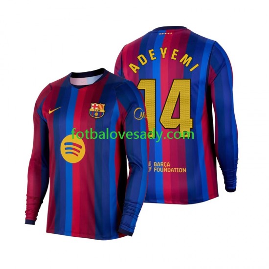 FC Barcelona Karim Adeyemi 14 Muži Fotbalový dres Domácí 2026-2027 Dlouhý rukáv