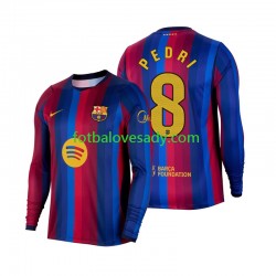 FC Barcelona Pedri 8 Muži Fotbalový dres Domácí 2026-2027 Dlouhý rukáv
