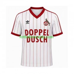 FC Köln Retro 1982 1983 Muži Fotbalový dres Domácí Krátký rukáv