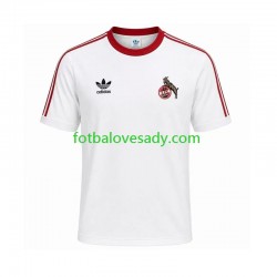 FC Köln Retro 1986 1987 Muži Fotbalový dres Domácí Krátký rukáv