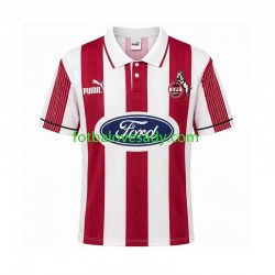 FC Köln Retro 1995 1996 Muži Fotbalový dres Domácí Krátký rukáv