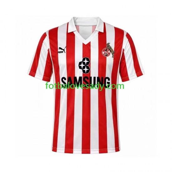 FC Köln Retro 1988 1989 Muži Fotbalový dres Třetí Krátký rukáv