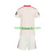 Sevilla FC Retro Děti Fotbalový dres Domácí 2025-2026 Krátký rukáv