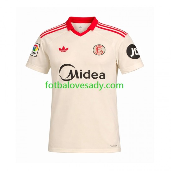 Sevilla FC Retro Muži Fotbalový dres Domácí 2025-2026 Krátký rukáv